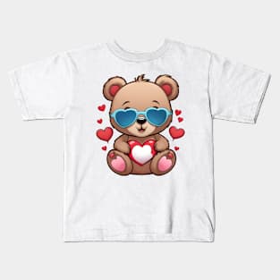 Valentine Bear Kids T-Shirt